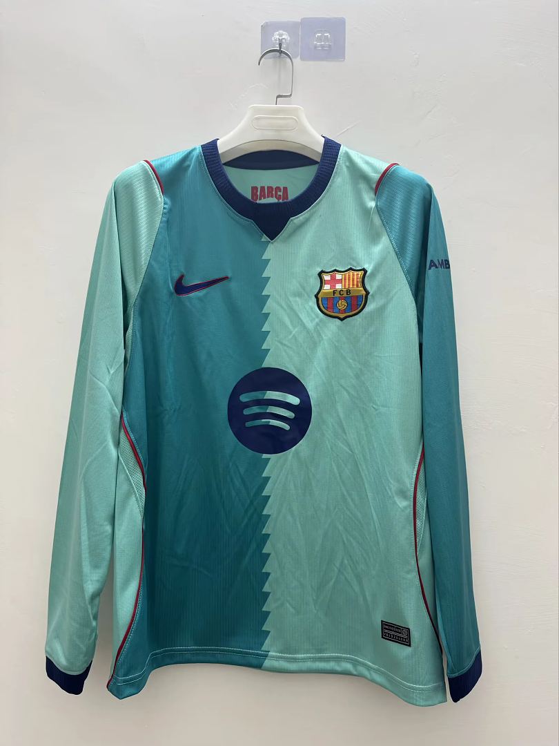 2026/27 Barcelona Third Away Long Sleeve Soccer Jersey S-4XL
