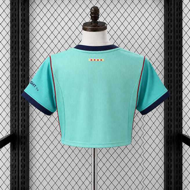 2026/27 Barcelona Third Away Women's Crop Top Soccer Jersey S-2XL