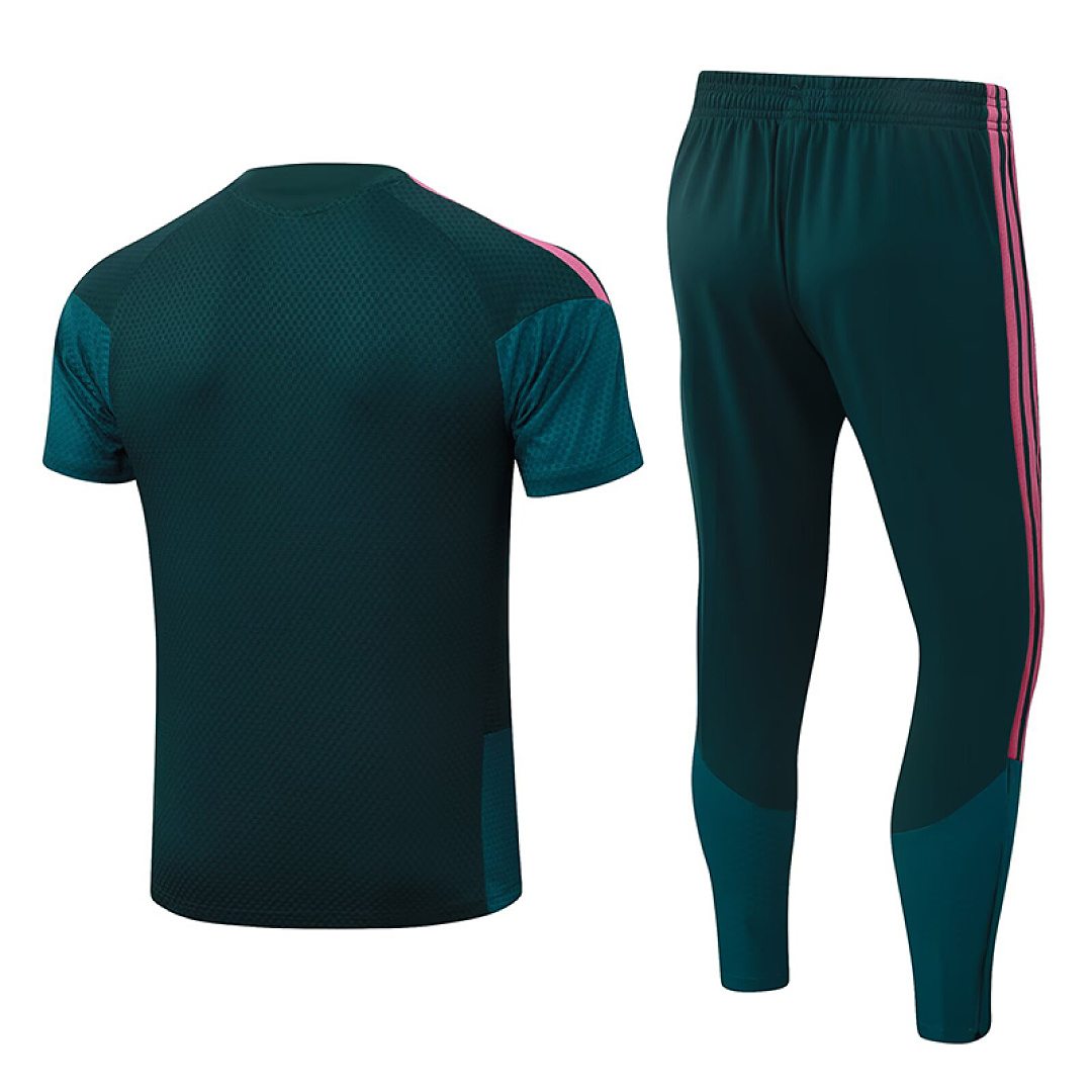 2026/27 Real Madrid Dark Green Crew Neck Training Suit S-2XL