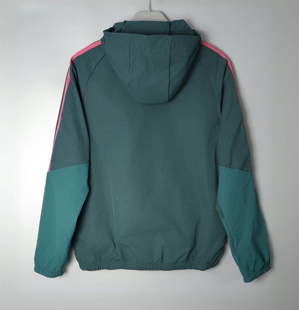 2026/27 Real Madrid Green Windbreaker Jacket S-2XL