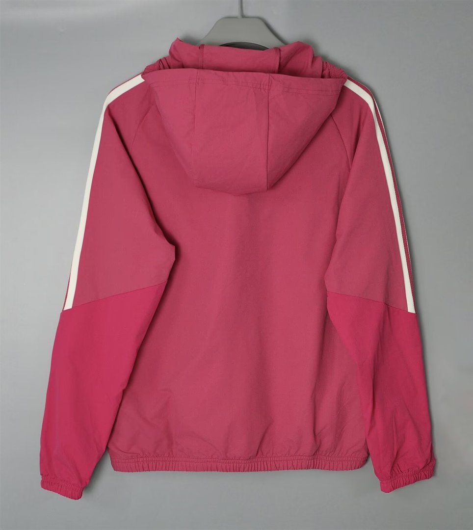 2026/27 Real Madrid Pink Windbreaker Jacket S-2XL