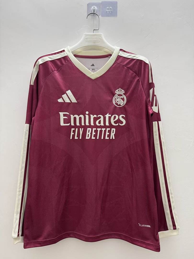 2026/27 Real Madrid Third Away Long Sleeve Soccer Jersey S-4XL