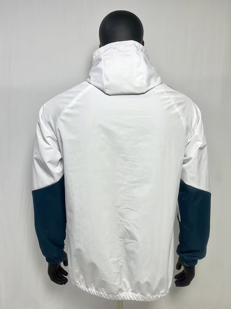 2026/27 Real Madrid White Green Red Windbreaker S-2XL