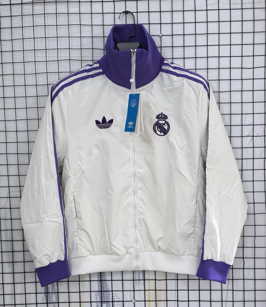 24/25 Real Madrid white Windbreaker