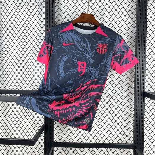 25-26 BAR dark blue and pink Dragon special Jersey