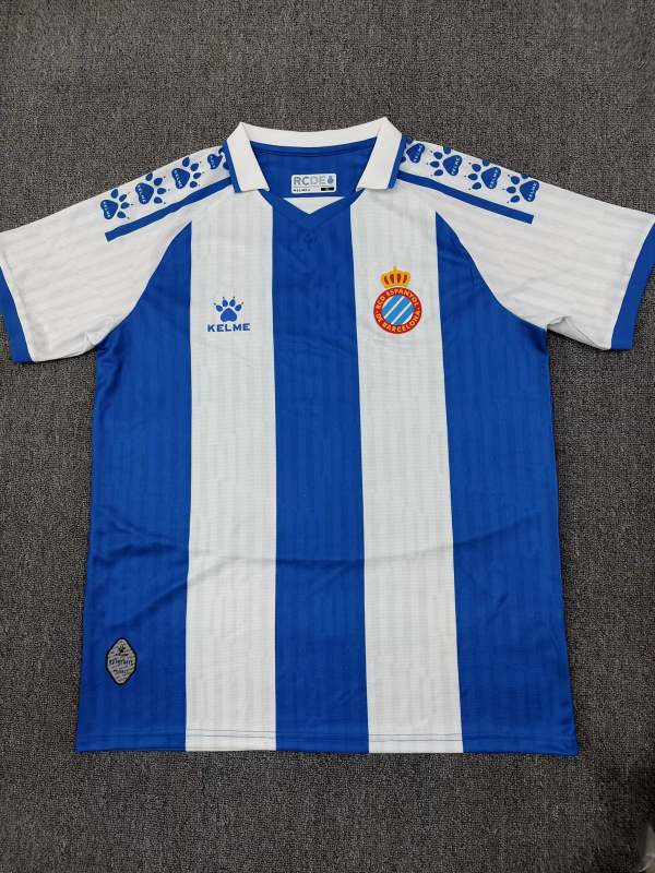 25-26 Espanyol home soccer jersey size S-2XL