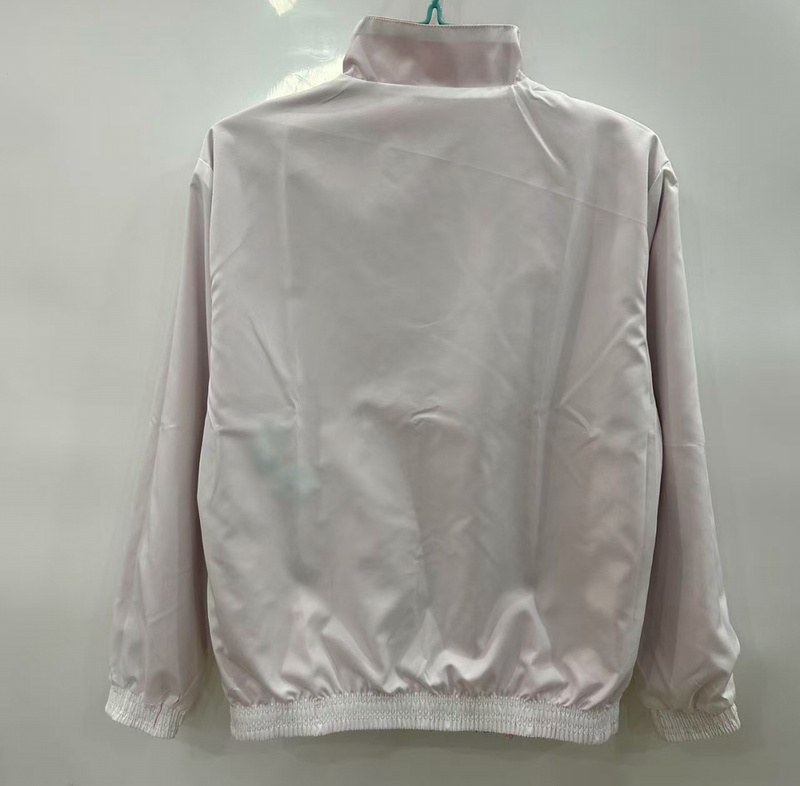 25-26 R MAD white and red reversible windbreaker