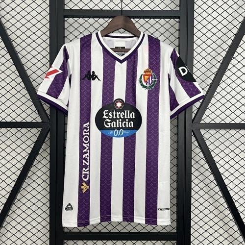 25-26 Real Valladolid home soccer jersey