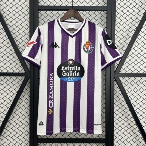 25-26 Real Valladolid home soccer jersey