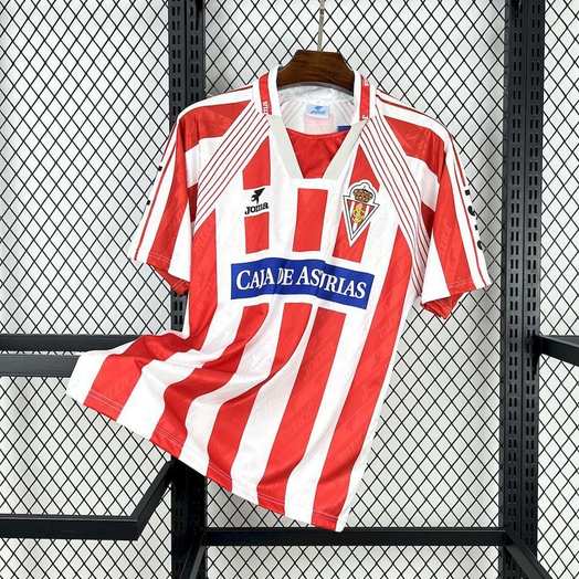 94-95 Retro Sporting de Gijón Home Kit S-XXL Cheap Football Jersey Wholesale Yupoo