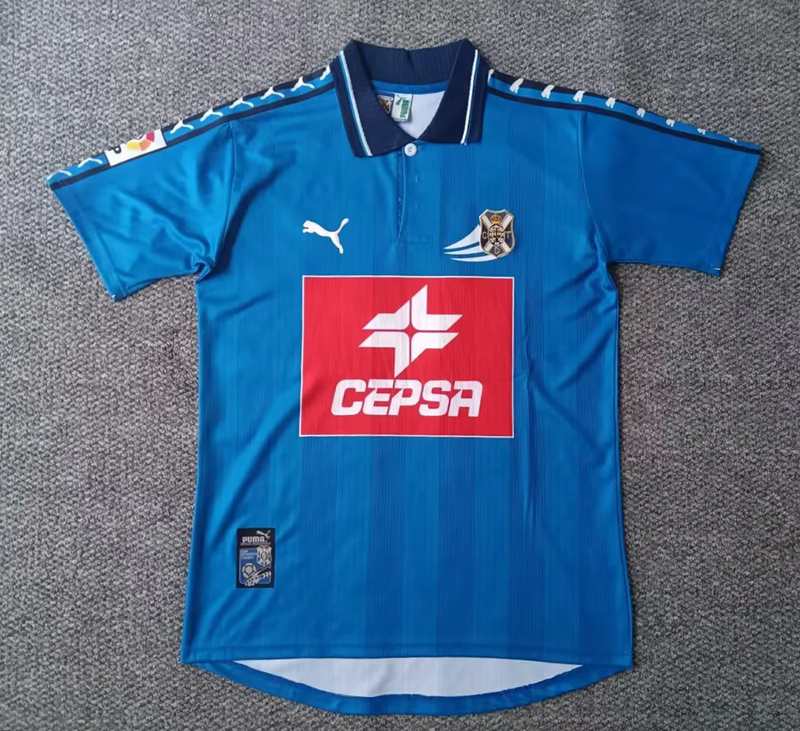 98-99 Tenerife away Retro soccer jersey size S-2XL