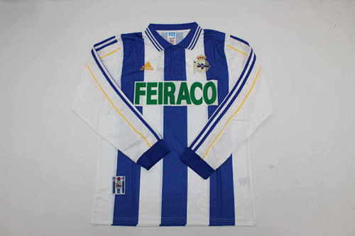 99-00 Deportivo La Coruna home long sleeve retro jersey