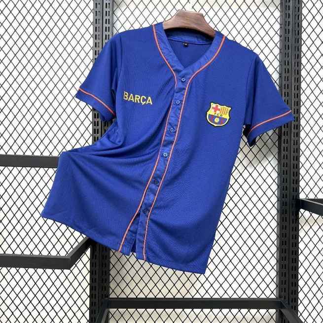 Barcelona 2025/26 Blue baseball Jersey