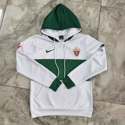 Elche FC 2025/26 White and Green Hoodie