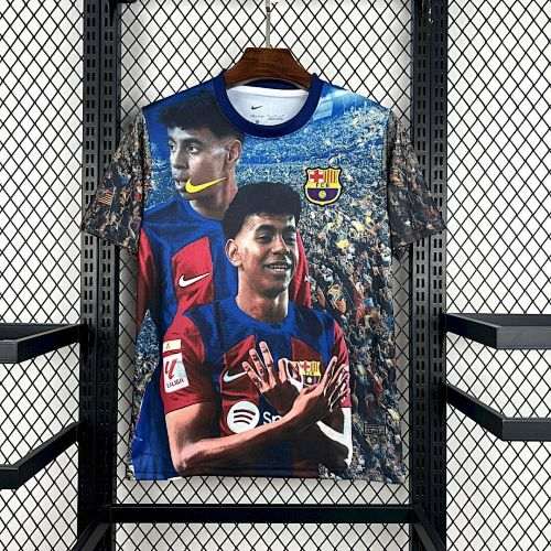 Mens Barcelona 2025/26 LAMINE YAMAL Special Jersey