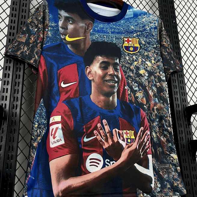 Mens Barcelona 2025/26 LAMINE YAMAL Special Jersey