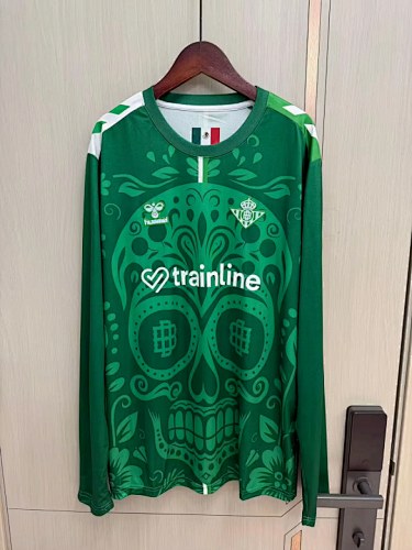 Real Betis 2025/26 Day of the Dead Special Edition Long Sleeve Jersey S-2XL