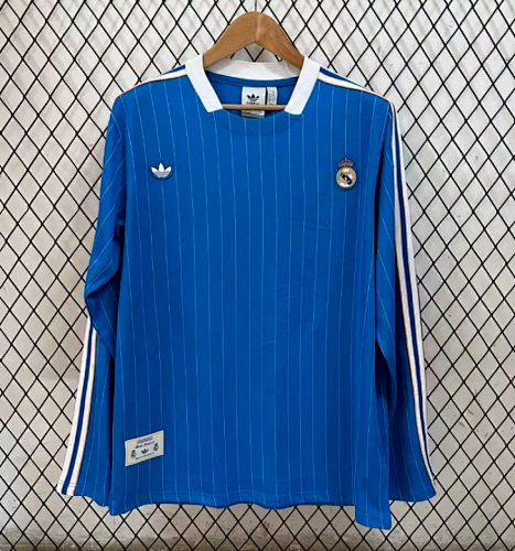 Real Madrid 2025/26 Blue Icon Long Sleeve Special Jersey
