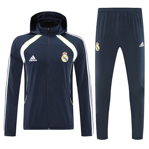 Real Madrid 2025/26 Dark Blue Windbreaker suit S-2XL
