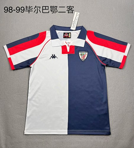 Retro Athletic Bilbao 1998/99 Away Soccer Jersey S-XXL