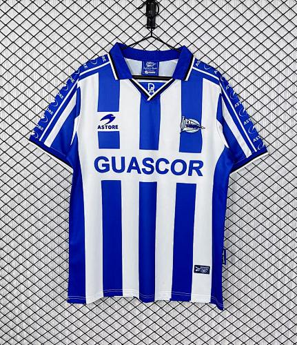 Retro Deportivo Alaves 1998/99 Home Soccer Jersey