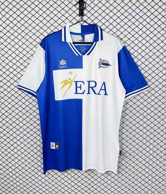 Retro Deportivo Alaves 1999/00 Home Soccer Jersey
