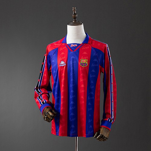 Retro long sleeve Barcelona 96/97 home S-XXL