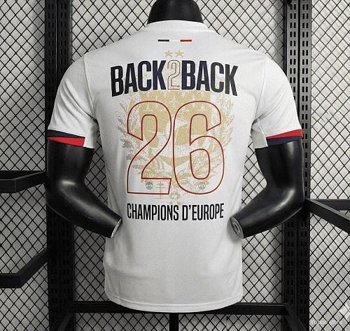2 Star 2025/26 PSG Away Jersey With Champions of Europe 2026