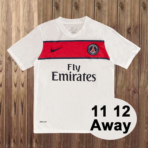 2011/12 PSG Away Retro Soccer Jersey S-2XL