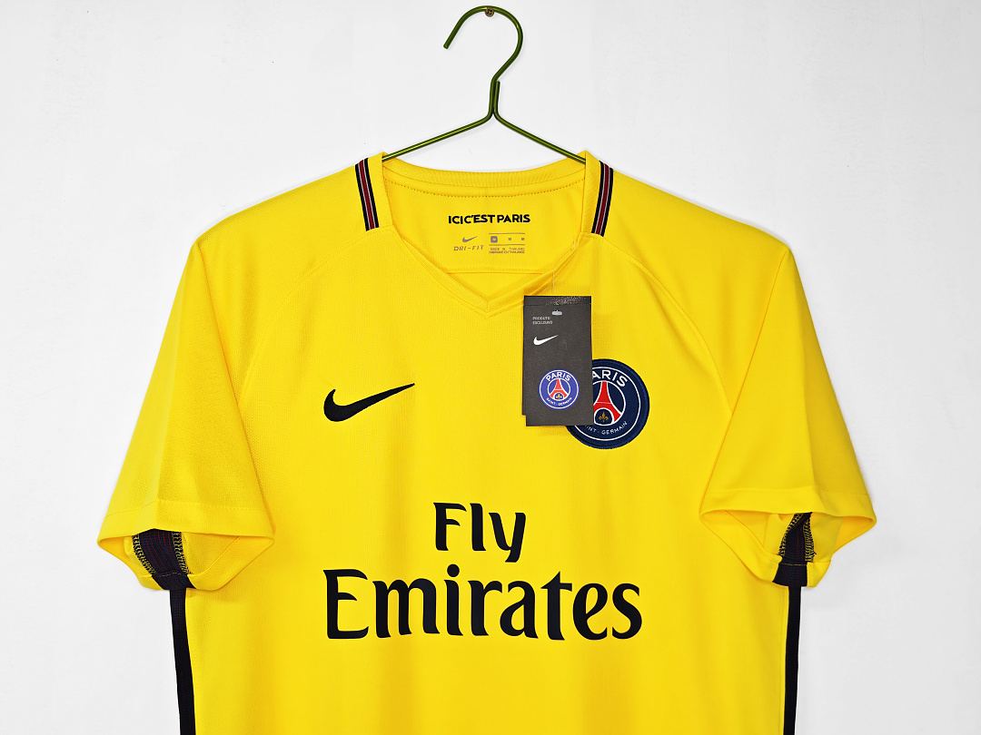 2017/18 PSG Away Retro Soccer Jersey S-2XL