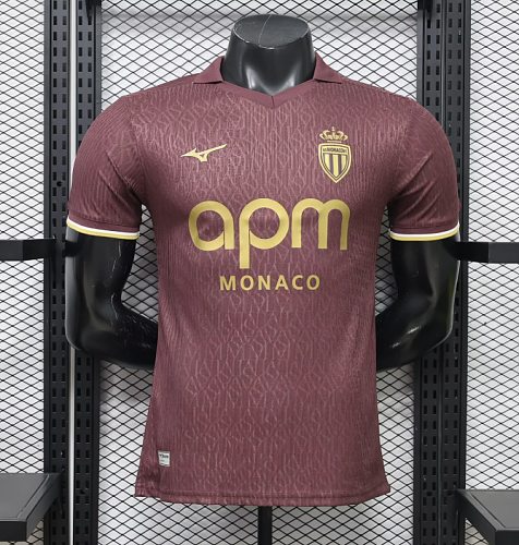 2026/27 Monaco Away Player Version Soccer Jersey S-2XL