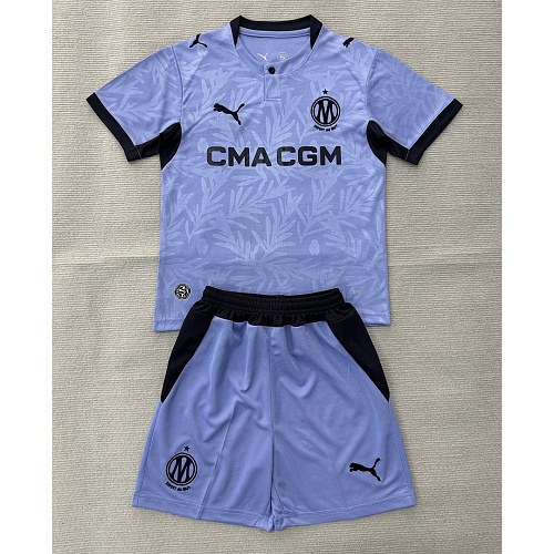 2026/27 Olympique Marseille Third Away Kids Kit Soccer Jersey 16-28