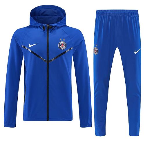 2026/27 PSG Blue Windbreaker Suit S-2XL