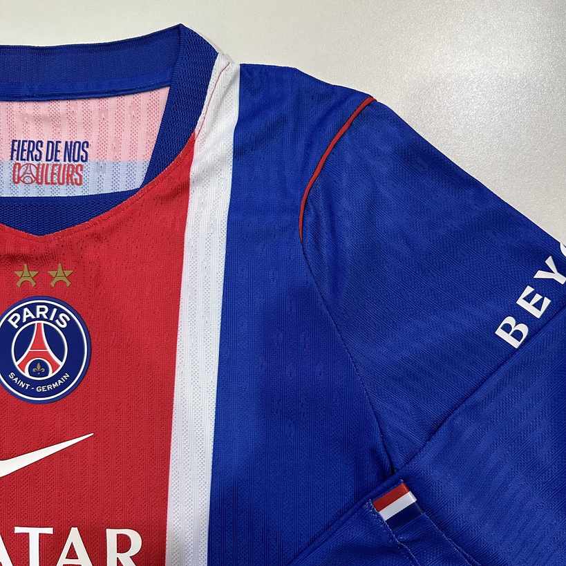 2026/27 PSG Two Stars Home Long Sleeve Player Version Soccer Jersey S-XXL