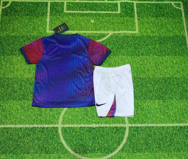 2026/27 Two-Star PSG Purple and Red Training Kids Kit 16-28
