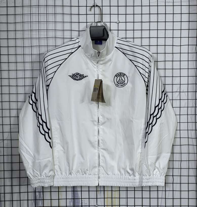 24/25 PSG White Windbreaker