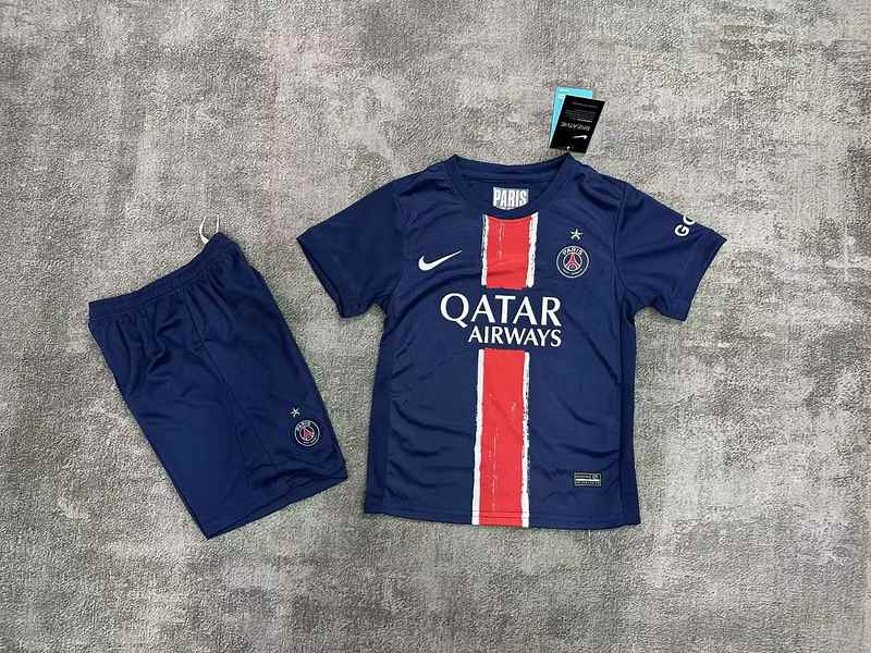 24-25 PSG home kid kit with star