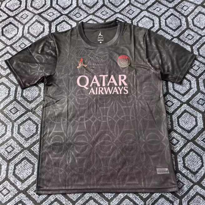 25-26 PSG Jordan black training jersey