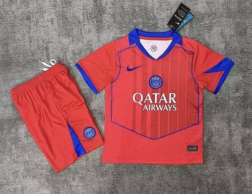 25-26 PSG Third Away Kid Kits Youth Apparels