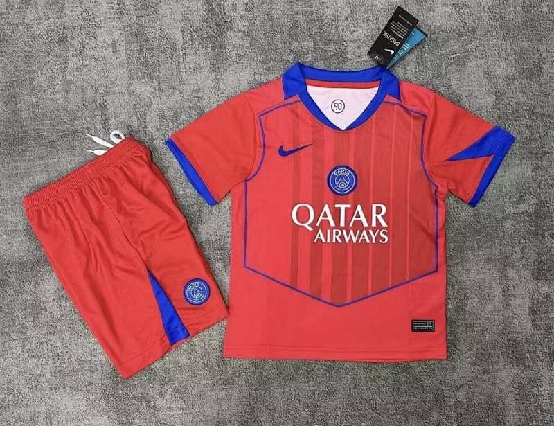 25-26 PSG Third Away Kid Kits Youth Apparels