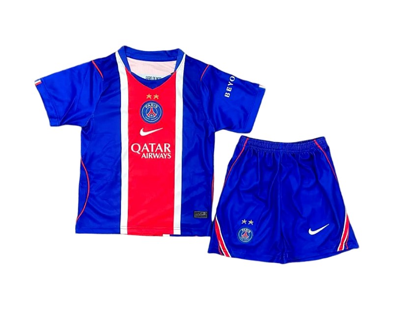 26-27 Kids PSG Home Kits With Stars