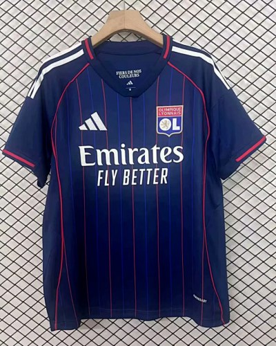Lyon 2025/26 Away soccer jersey size S-4XL