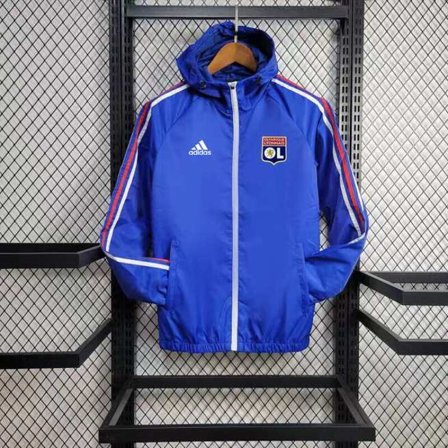 Lyon 2025/26 Blue Windbreaker