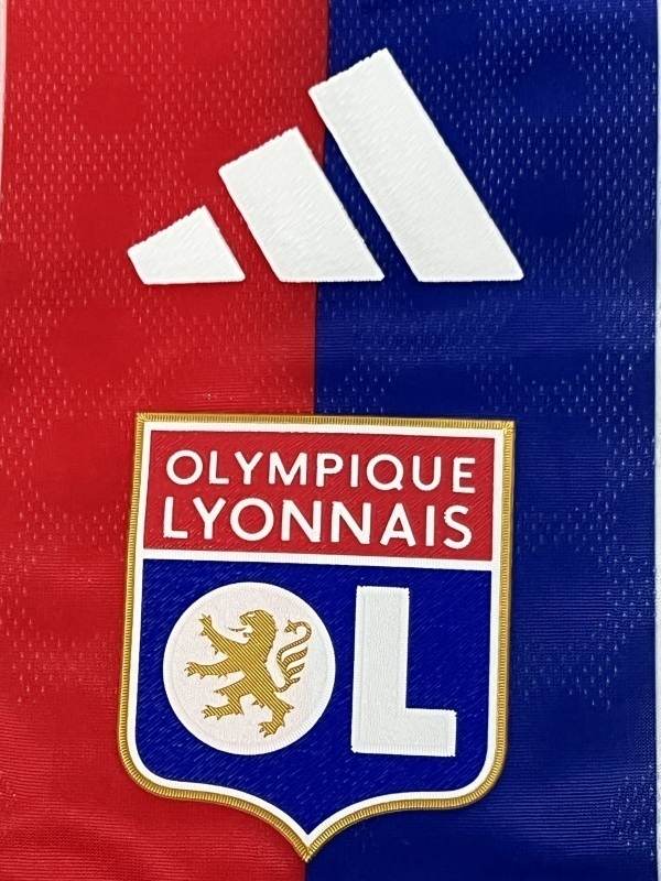 Lyon 2025/26 home player version soccer jersey size S-2XL