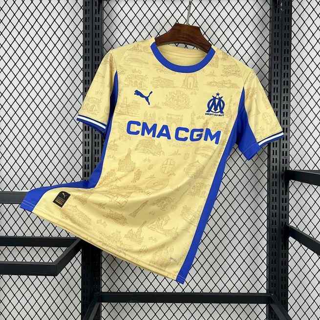 Mens Olympique Marseille 2025/26 Fourth Jersey