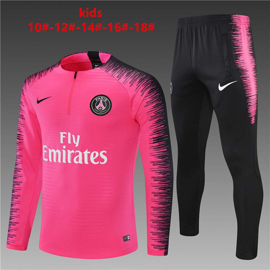 PSG 2025/26 Black Half zipper Training Suit S-2XL
