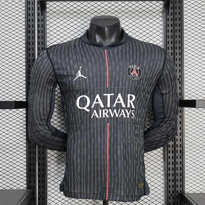 PSG Paris 2025/26 Fourth Away player version Long Sleeve Jersey S-XXL