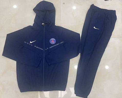 Paris Saint Germain 2025/26 blue Windbreaker suit S-2XL