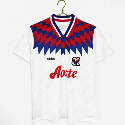 Retro 1995-96 lympique Lyon home soccer jersey size S-2XL