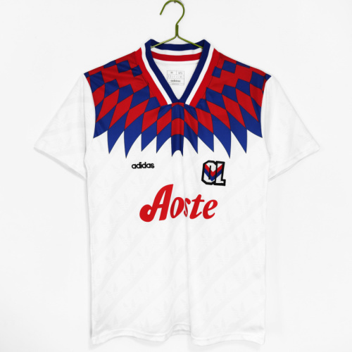 Retro 1995-96 lympique Lyon home soccer jersey size S-2XL